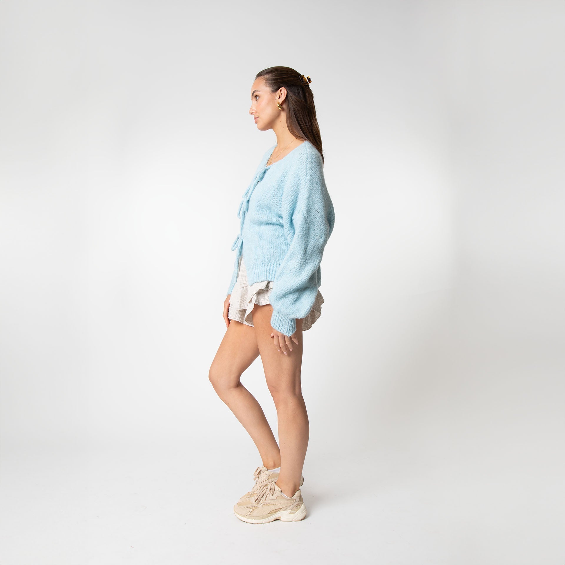 Livia™️ - Oversized cardigan med knutdetaljer